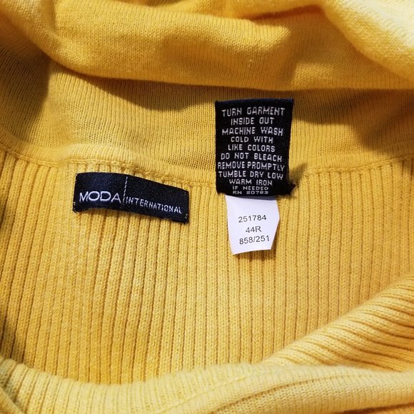 Moda International Ribbed Sweater Cowl Neck M - Picture 11 of 14